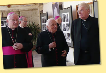 Il vescovo di Verona, il vescovo emerito di Belluno Feltre ed il cardinale di Venezia